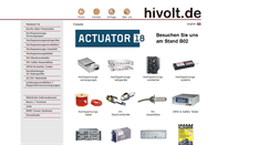 Desktop Screenshot of hivolt.de